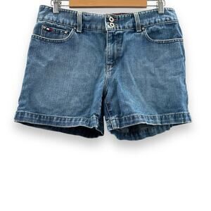Vintage Tommy Hilfiger Medium Wash High Rise‎ Denim Shorts Sz 8